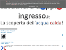 Tablet Screenshot of lavatriciadoppioingresso.it